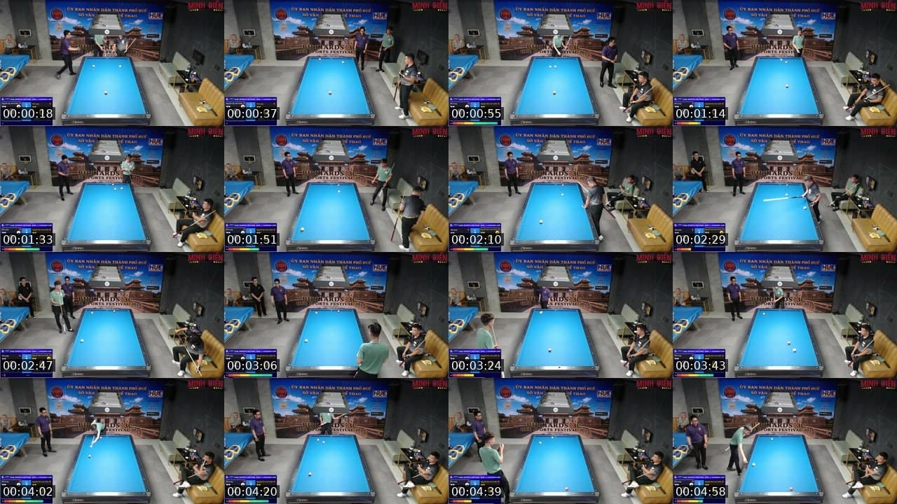 Cover for GIẢI CAROM 3C FESTIVAL HUẾ CLUB TQV : BÁN KẾT: ANH CHIẾN VS PHI LONG